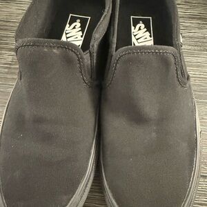 Vans women’s Black Slip-On Shoes